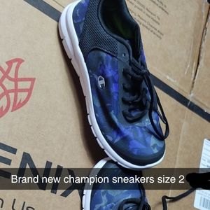 Champion sneakers size 2 brand new